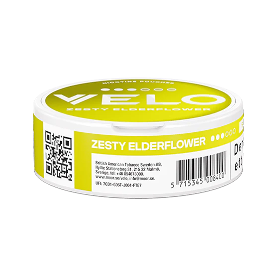 Velo Zesty Elderflower Slim Strong