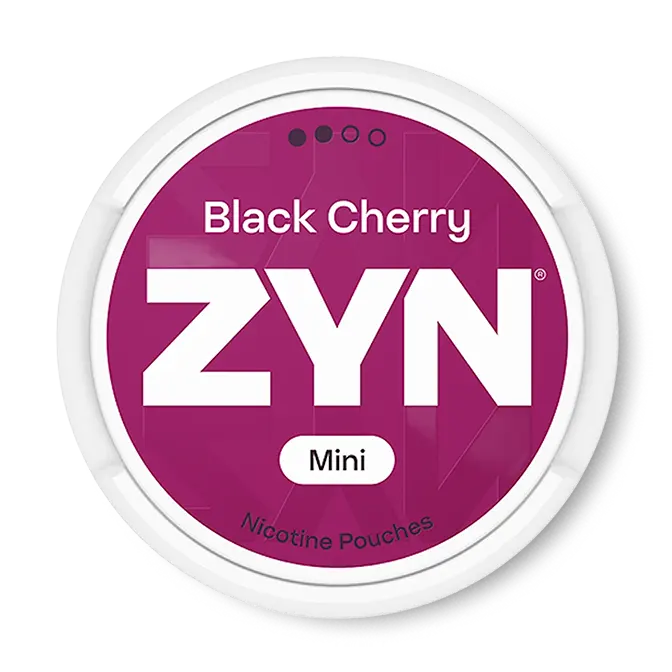 ZYN Black Cherry Mini Dry - Regular Strength | Intense Fruity Flavor