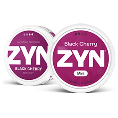 ZYN Black Cherry Mini Dry - Regular Strength | Intense Fruity Flavor