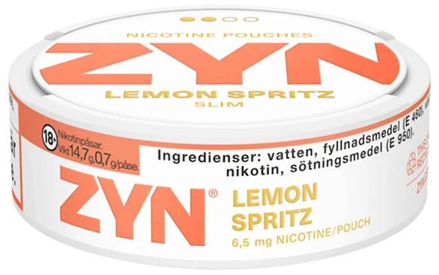 ZYN Lemon Spritz Slim Regular