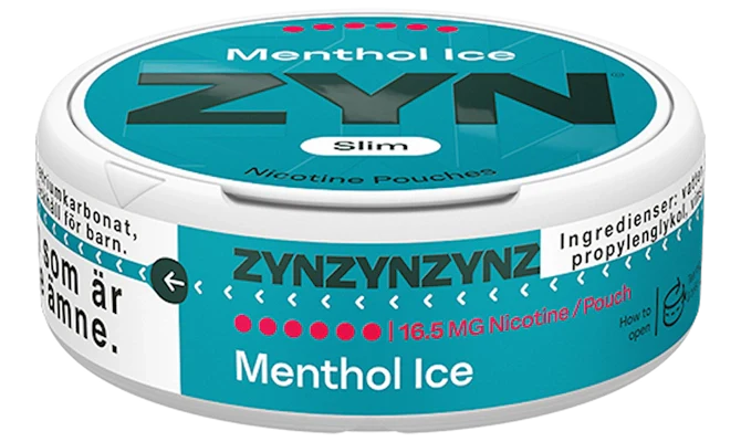ZYN Menthol Ice Slim Ultra Strong
