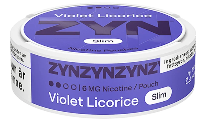 ZYN Violet Licorice Slim Regular