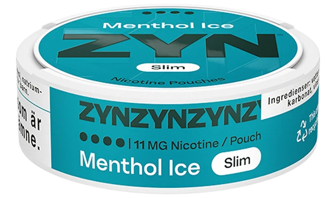 ZYN Menthol Ice Slim Extra Strong (Deep Freeze Extra Strong)