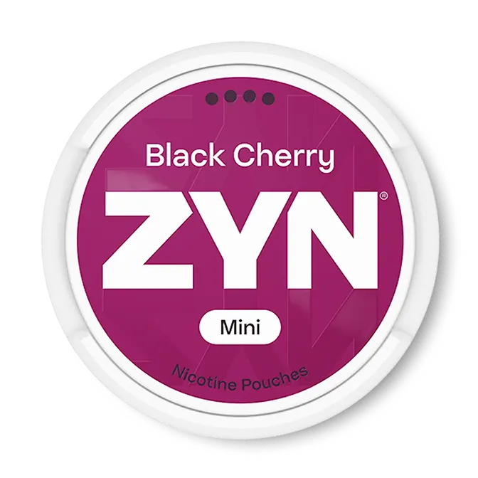 ZYN Black Cherry Mini Dry: Extra Strong Nicotine Pouches - Bold Fruit Flavor