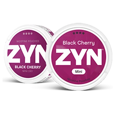 ZYN Black Cherry Mini Dry: Extra Strong Nicotine Pouches - Bold Fruit Flavor