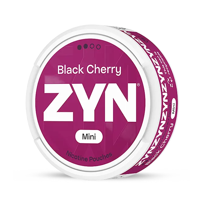 ZYN Black Cherry Mini Dry - Regular Strength | Intense Fruity Flavor