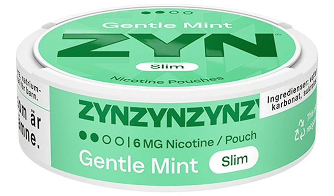 ZYN Gentle Mint Slim Regular